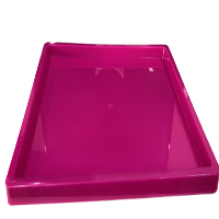 Imagem de BANDEJA RETANGULAR PINK 30X25 - 01 UNIDADE